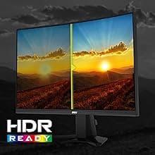msi MAG 245C X24 24-inch 1920 x 1080 (FHD) Gaming Monitor, 240Hz, FreeSync Premium, HDR Ready, HDMI, VGA Port, VESA Mountable, Tilt, 4-Side Slim Bezel, 1ms, Black