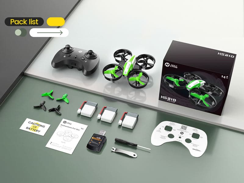 Holy Stone Mini Drone for Kids and Beginners, HS210 Green