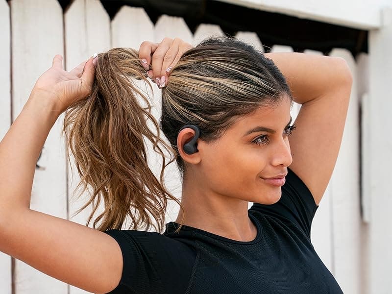 JLab Go Sport+ Wireless Workout Earbuds Featuring C3 Clear Calling, Secure Earhook Sport Design, 35+ Hour Bluetooth Playtime, and 3 EQ Sound Settings (Graphite)