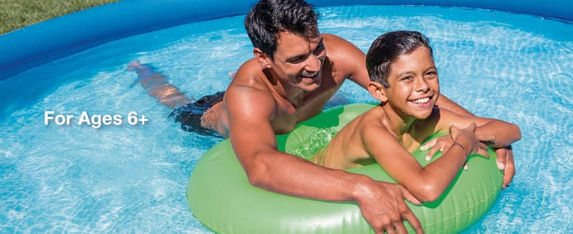 Intex 28120EH Easy Set Inflatable Swimming Pool: 10ft x 30in – Puncture-Resistant Material – Quick Inflation – 1018 Gallon Capacity – 23in Water Depth