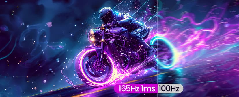 Gawfolk 34 Inch Ultrawide Curved Gaming Monitor, 1500R PC Screen UWQHD 3440x1440, 165hz Curved Computer Screen with FreeSync, Multi-Directional Adjustable Base