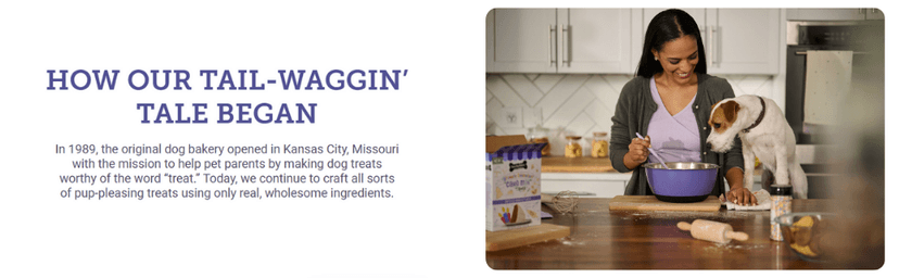 Three Dog Bakery CinnaMutt Roll Crunch, 5 oz Festive Dog Bones, Holiday & Christmas Dog Training Treats, Puppy Training Rewards