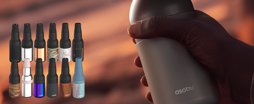 Asobu Frosty Beer Holder,2 Go Vacuum Insulated Double Walled Stainless Steel Beer Can and Bottle Cooler with Beer Opener, Bpa Free, Fits Standard 12oz, Ice Cold for Hours, Great Gift for Beer Lovers