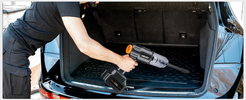 Car Vacuum Portable Cordless,35000PA High Power Suction & Blower, Handheld Vacuum Cleaner for Car, Home, Desktop, Keyboard(Fog Black)