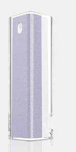 CLICK CLEAN Screen Cleaner, Fingerprint Proof Screen Cleaner Spray, All-in-One Cleaner with Microfiber, Shell and Phone Stand for All Phones, Laptop and Tablet Screens (Grey)