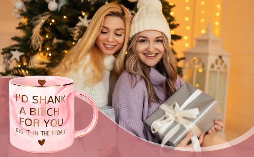 Birthday Gifts for Women,12oz Funny Coffee Mug for Best Friend Mom Grandma Wife Daughter Aunt,Sister Gifts from Sister,Unique Christmas Valentines Galentines Day Present for Her Girlfriend Besties BFF