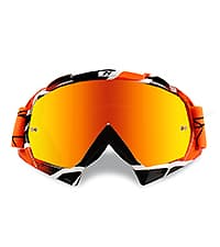 Dirt Bike Helmets ATV MX Motocross Four Wheeler Helmets for Adults Dual Sport Off Road Motorcycle Helmets for Men Women Full Face Helmet Dot Approved Color Red Shield