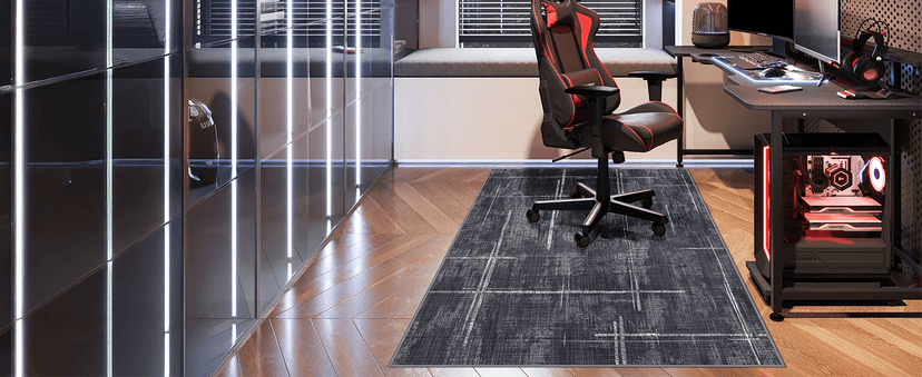 Office Chair Mat for Hardwood Floor&Tile Floor,36"X 48" Heavy Duty Desk Chair Mat for Hard Floors,Under Desk Rug for Rolling Computer Chair,Anti Slip,Low Pile Carpet Floor