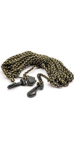 HME Maxx Hoist Rope (25 FT) - Reliable Sturdy Adjustable Easy-to-Install Hunting Gear Lift System with Highly Reflective Band