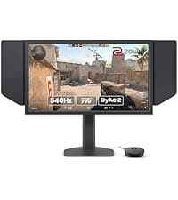 BenQ Zowie XL2540X+ 24.1 New Fast TN 280Hz Gaming Monitor, 1080p, Auto Game Mode by XL Setting to Share, Height Adjustment Powered by Industrial-Grade Bearing Design, S Switch, Shielding Hood