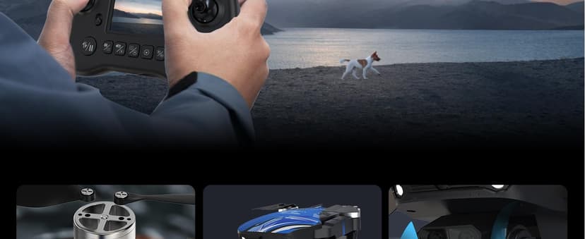 TTROARDS Drone with 4k Camera for Adults, Drone with LCD Screen 2.8 Inch, 32G SD Card, Professional Brushless Motor 270° Obstacle Avoidance, Foldable Remote Control Mini Quadcopter for Beginners