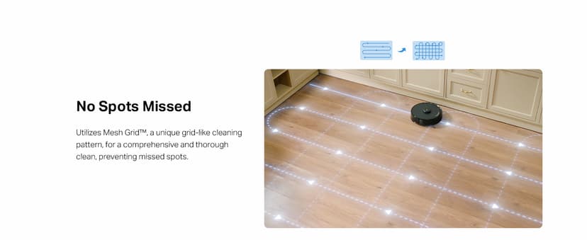 Tapo LiDAR Smart Navigation Robot Vacuum and Mop with Self-Emptying Dock, 5300Pa Max, 97%+ Dust Pickup Rate, Customizable Cleaning, Self-Charging, Compatible with Alexa & Google Home, RV30 Max Plus