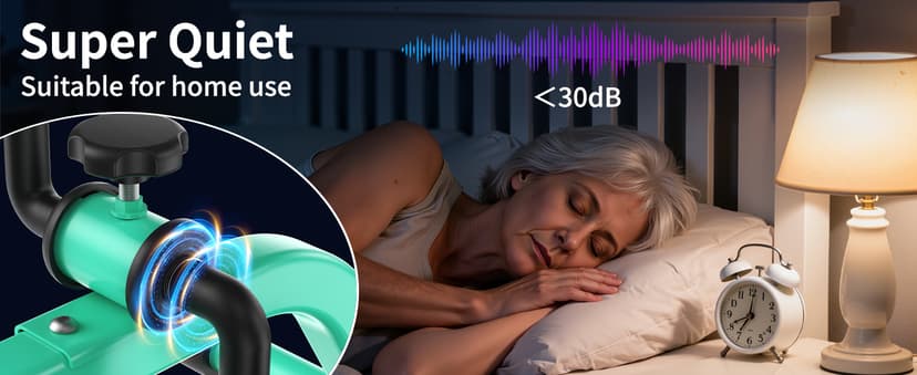 Pedal Exercise mini Exercise Bike for Leg and Arm Recovery Exercise Lightweight and Portable Floor Bike