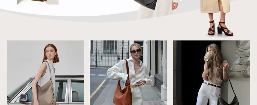 befen Genuine Leather Crossbody Hobo Purses for Women, Ladies Shoulder Bags Handbags with 2 Shoulder Straps