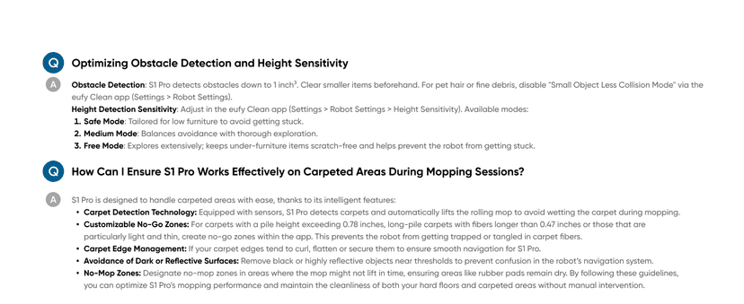 eufy Robot Vacuum Omni S1 Pro, HydroJet System with Roller Mop, Robot Vacuum and Mop Combos, Eco-Clean Ozone, Incrediable Suction, Obstacle Avoidance, Auto Mop Washing & Drying, Self-Emptying