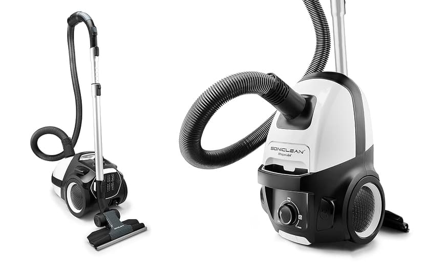 Soniclean WhisperJet C2 Canister Vacuum Cleaner - Ultra-Quiet Operation - U15 ULPA Filtration - Designed in Germany