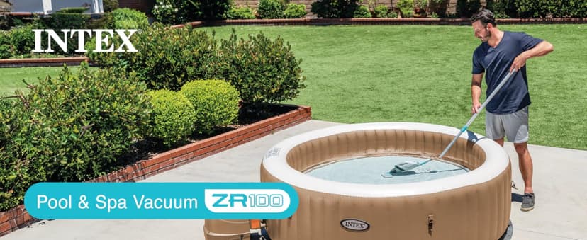 Intex 12 Gallon/45 Liters Pool and Spa Vacuum ZR100 Suitable for Use with All PureSpas, Above Ground Pools and In-Ground Pools