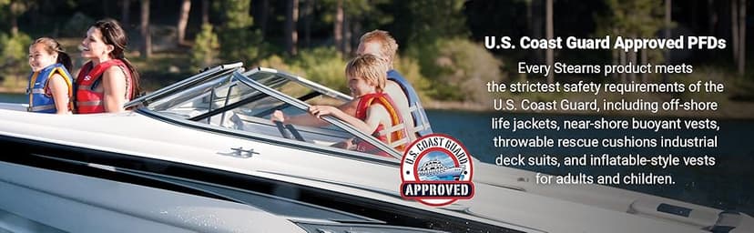 Stearns Infant Life Vest, USCG Approved Type III Life Jacket for Babies & Kids Under 30lbs, Youth PFD for Boat, Beach, Pool, & More