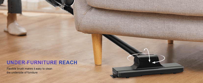 SOWTECH Corded Vacuum Cleaner, Super Power Suction Stick Vacuum Cleaners for Home, 6-in-1 Lightweight Hard Floor Vacuum Removable Handheld Vac, Portable Vacuum for Pet Hair