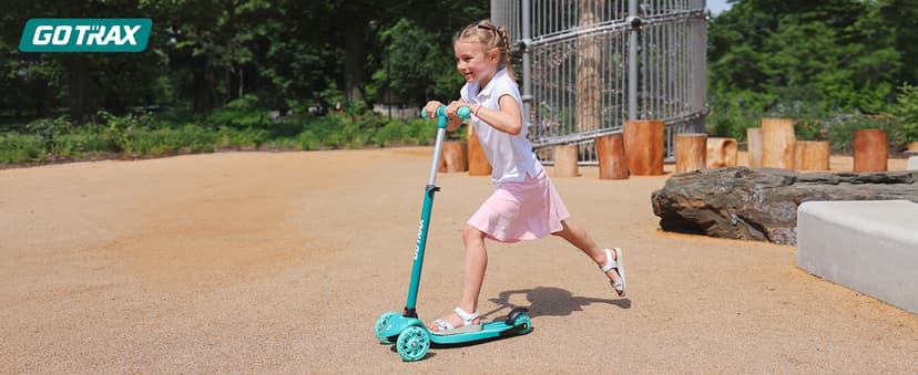 LED Light-Up Wheels, 3 Adjustable Handlebar, Easy Assembly, Lightweight, Wide Anti-Slip Deck, Lean to Steer, Max Load 110 lbs Gotrax KS1 Kids Kick Scooter, 3 Wheels for Boys & Girls 2-8, Gifts B0CCYMV1T1