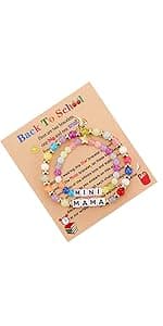 Catholic Virgin Mary Cross Bracelet Gifts for Girls Teens Women, Rosary Beads Charm Link Chain Bracelet Christmas Christian Religious Jewelry Gifts