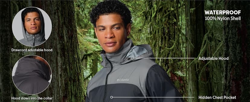 Columbia Men’s Glennaker Lake II Rain Jacket