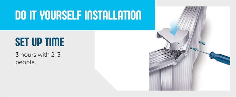 Bestway Hydrium Above Ground Swimming Pool, 15' x 48" Round Steel Wall Pool Set with Sand Filter Pump, Chemical Dispensers, and Accessories