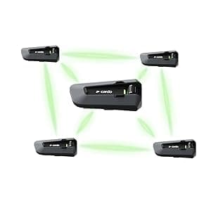 Cardo PACKTALK Edge Motorcycle Bluetooth Communication System Headset Intercom - Single Pack
