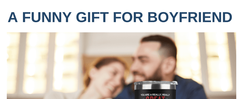 Gifts for Boyfriend, Him - Anniversary, Birthday, Christmas Boyfriend Gifts from Girlfriend - Romantic Love Couple Gift for Him from Her - Ideas for Couples - 20 Oz Stainless Steel Tumbler