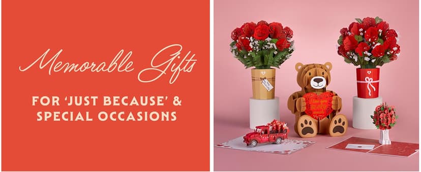 Lovepop Valentines Day Card for Her, Him - 3D Star Wars Greeting Pop-Up Cards - YouR2 Cute - 5" x 7" - Blank Notecard & Envelope Included