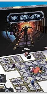 No Escape Board Game - Strategy Board Game for Adults, Family, Party - Unique Strategic Space Sabotage Traitor Maze Game with Tiles - Fun for Kids, Teenagers, Adults, 2 to 8 Players