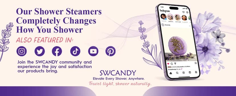 Shower Steamers Aromatherapy Birthday Gifts for Women - SWCANDY 8 Pcs Stocking Stuffers White Elephant Gifts for Adults Mom Men Teen Self Care with Natural Essential Oils Relaxation Home SPA Christmas