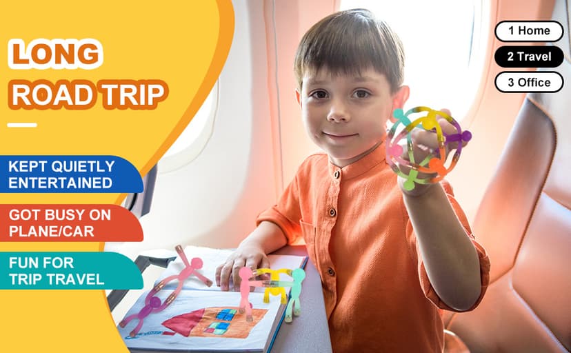 6pcs Magnetic Toys,People Figures for Kids, Adults Kids Gifts, Magnetic Men for Teens Gifts,Kids Sensory Toys