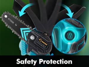 Saker Mini Chainsaw,Portable Electric Chainsaws Cordless,Handheld Chain Saw Pruning Shears Chain Saws for Tree Branches,Courtyard,Household and Garden,Christmas Gifts for Men Dad Husband Women