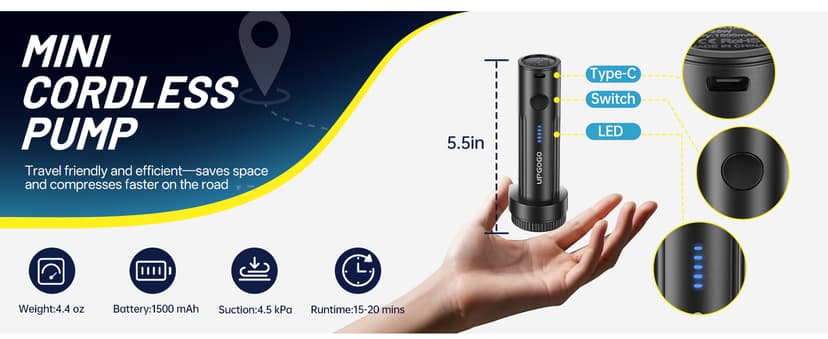 Combo 12 Pack Travel Vacuum Bags for Luggage with Portable Electric Pump,Vacuum Seal Bags for Clothing,Packing Cubes Compression,Cruise Ship and Travel Essentials