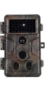 BLAZEVIDEO Game & Trail Camera 32MP Photo & 1296P Video with 100ft Night Vision Motion Activated 0.1s Trigger Speed Waterproof for Home Security, Outdoor Wildlife Scouting