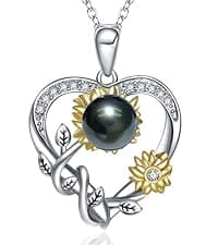 Gifts for women Mom her Girlfriend grandma Wife on Christmas Day Mothers Day Valentines Birthday Gifts Wedding Gift Jewelry Anniversary Tahitian Black Pearl Necklaces