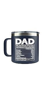 Gifts for Dad from Daughter, Son - Father's Day Gifts for Dad, Men - Dads Birthday Gift Ideas, Happy Birthday gifts for Dads, Fathers - Best Dad Ever Gift, Best dad Mug, 14 Oz Coffee Mug for dad