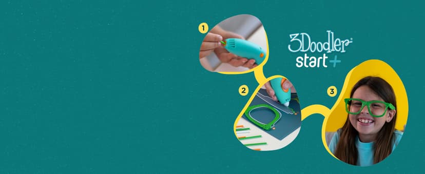 3Doodler Start+ Essentials (2024) 3D Pen Set for Kids, Easy to Use, Learn from Home Art Activity Set, Educational STEM Toy for Boys & Girls Ages 6+