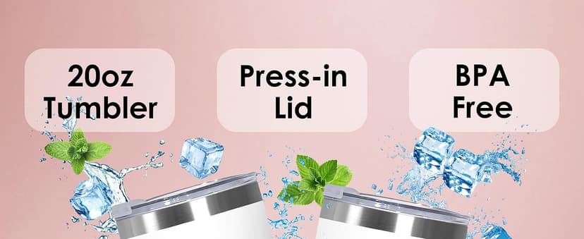 TEEZWONDER Christmas Birthday Gifts for Mom - 20 oz Stainless Steel Insulated Coffee Tumbler with Lid - Mothers Birthday Gifts from Daughter Son, Mothers in Law, Mama, Grandma, Tumblers for Women