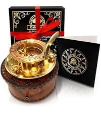 The Dream Chaser Compass - Go Confidently -2026 Unique Graduation Gifts for Him, College, High School, Cool Birthday Gift Idea for Son, Boys, Motivational Greeting Card Included B0BXJFBHX5