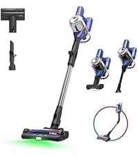 Tineco Pure ONE S50 Pro Cordless Stick Vacuum Cleaner, 200AW Powerful Suction, Zero Tangle Brush, 95Min Runtime, 180° Foldable Tube, 120° Green Light, Easily Tackles Large Debris Stick Vacuum