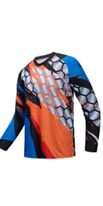 Weimostar Men's Cycling Jersey MTB T Shirt Long Sleeve Mountain Bike Motorcycle Outdoor Bicycle Clothes