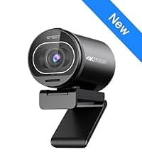 EMEET S600 4K Webcam for Streaming - Sony 1/2.55'' Sensor, PDAF Autofocus, 1080P@60FPS, 2 Noise Reduction Mics, Built-in Privacy Cover, 73° FOV, Streaming Camera for Live Commerce/Gaming/Beauty