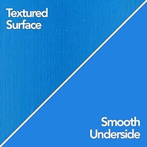 RESILIA Stay-Put Swimming Pool Ladder Mat - Non-Slip, Wide Ribbed, Protective Pad, 36 Inches x 36 Inches, 0.125 Inch Thick, Royal Blue, Made in USA