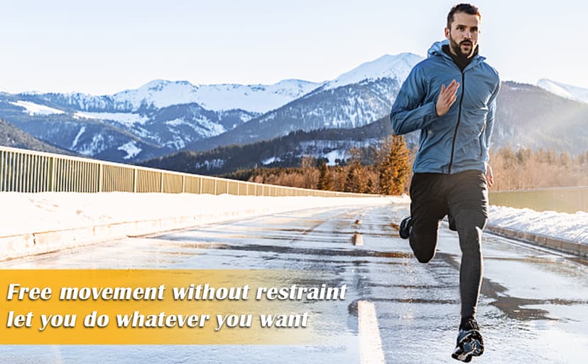 Aolesy Men's 2 in 1 Running Pants, Gym Workout Compression Pants for Men Training Athletic