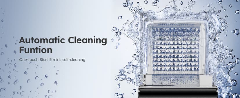 Commercial Ice Maker Machine 680Lbs/24H with 560LBS Storage Bin, Industrial Ice Machine, Self Cleaning, ETL Certified, Ice Ready in 5-15min, Perfect for Restaurant Bar Cafe,Silver