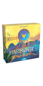 Asmodee Harmonies Board Game - Create Oneiric Landscapes, Strategic & Poetic Gameplay, Fun Family Game for Kids & Adults, Ages 10+, 1-4 Players, 30 Min Playtime, (Multilingual Edition)