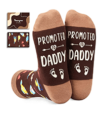 Zmart Gift Idea For Him - Funny Gifts For New Dad Brother Father In Law, In Law Socks