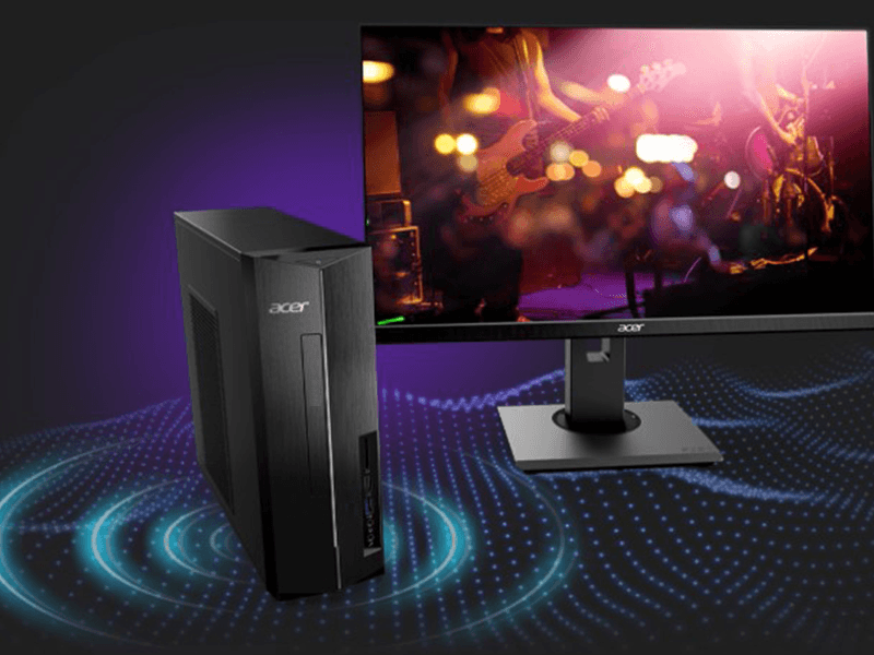 acer Aspire XC-1780-UA91 Desktop | Intel Core i5-13400 10-Core Processor (Up to 4.6GHz) | 8GB 3200MHz DDR4 RAM | 512GB PCIe Gen 4 SSD | SD Card Reader | Intel Wi-Fi 6E AX211 | Windows 11 Home